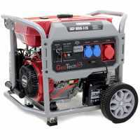GeoTech Pro GGP 8000-3 ES -  Benzin-Stromerzeuger mit R&auml;dern mit AVR-Regelung 6.5 kW - Dauerleistung 6 kW - 400V