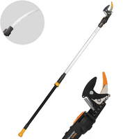 Fiskars UPX86 - Profi-Teleskop-Schneidgiraffe f&uuml;r den Baumschnitt - Schaft 240/400 cm + Hands&auml;ge -  &Oslash; 32mm