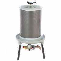 Grifo PEW40 - Hydropresse f&uuml;r Obst 40 L - Presskorb aus Edelstahl