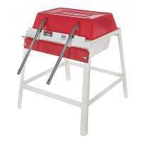 Grifo mit 2 Stationen - Manueller Abf&uuml;ller mit Stationen mit F&uuml;llventilen aus Edelstahl und Kunststofftank