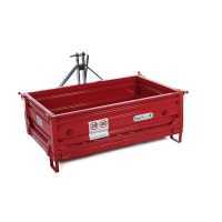 Heckcontainer f&uuml;r Traktor GeoTech TRP 140 - kippbar - 3 abnehmbare Bordw&auml;nde