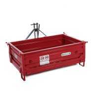Heckcontainer f&uuml;r Traktor GeoTech TRP 160 - kippbar - 3 abnehmbare Bordw&auml;nde