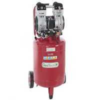 GeoTech S-AC50V-10-15C - elektrischer Kompressor - oilless Motor 1.5 PS - 50 Lt leise vertikal