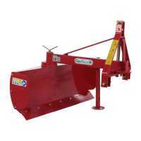 Planierschild für Traktor GeoTech DL120 mit Drehung um 360° - schwenkbar