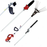 Olivenr&uuml;ttler + Mehrzweck Elektro Motorsense GeoTech BC 1400 Combi