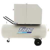 FIAC Silent AB200/360M - Elektro Kompressor auf Wagen - 230V - mit Riemen - 3 PS