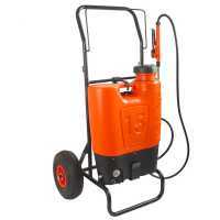 Akku R&uuml;ckenspritze Stocker auf Wagen - 15L Tank, max. 5 bar