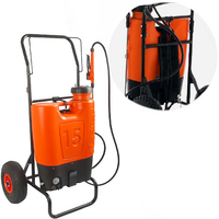 Akku R&uuml;ckenspritze Stocker auf Wagen - 15L Tank, max. 5 bar