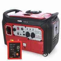 GeoTech PTGA 5000i - Leiser Inverter-Stromerzeuger 4 kW - Dauerleistung 3.5 kW - 230V + ATS