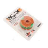 Blister Spule 6 m x 1,2 mm für Rasenkantenmäher Worx WG168E 40V