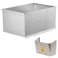 Oberplatte und Traubenkammschutz aus Edelstahl