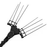 Elektrischer batteriebetriebener Olivenrüttler Zanon Karbonium EVO AL 200/K - 170/250 cm - Teleskopschaft