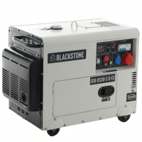 Blackstone SGB 8500-3 D-ES - Leiser Diesel-Stromerzeuger mit AVR-Regelung 6.3 kW - Dauerleistung 6 kW - 400V