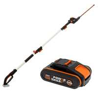 Elektrische Heckenschere mit Akku Worx WG252E - auf Teleskopschaft Akku 20V - Schwert 45 cm aus Stahl