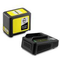 Starter Kit Ladeger&auml;t und Akku Karcher 36 V 5 Ah