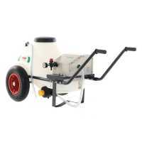 Kit Akku-Spr&uuml;hpumpenmodul Comet CBM 1200 HP und Wagen mit 80 l Tank
