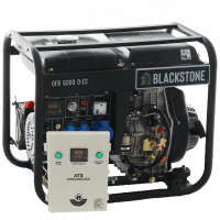 Blackstone OFB 6000 D-ES - Diesel-Stromerzeuger mit AVR-Regelung 5.3 kW - Dauerleistung 5 kW - 230V + ATS