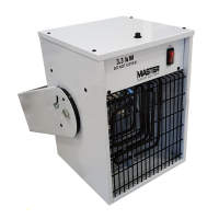 MASTER TR 3 - Elektro Heizger&auml;t mit Gebl&auml;se - Wandmontiert
