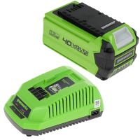 Starter kit Greenworks Akku 40V 2Ah  + Ladeger&auml;t
