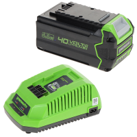 Starter kit Greenworks Akku 40V 4Ah  + Ladeger&auml;t