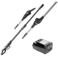 Akku-Mehrzweck-Astkettens&auml;ge auf Teleskopschaft Alpina AMT 20 Li - Akku 20V 4Ah