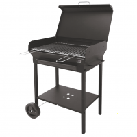Seven Italy Vulcano Medium - Handgefertigter Holzkohlegrill aus Eisen - 57,5x37cm