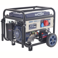 BullMach AMBRA 12000 E-3 - Benzin-Stromerzeuger mit R&auml;dern mit AVR-Regelung 8.5 kW - Dauerleistung 7.8 kW - 400V