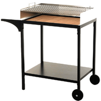 Famur BK7 Prime - Holzkohlegrill - Edelstahlgitter 70x47 cm