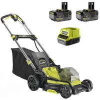 Ryobi RY18LMX40C-240 -Akku Rasenm&auml;her - 2x18V/4Ah - Schnittbreite 40 cm