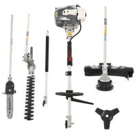 BlackStone BCI 430L - Multitool mit Motorsensen- Hochentaster- und Heckenscherenaufsatz