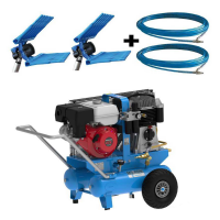 Campagnola MC 660 - Benzin Motorkompressor - Benzinmotor Honda GX270 + 2 Olivenr&uuml;ttler