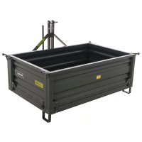 Heckcontainer f&uuml;r Traktoren Blackstone B-TB 160 - kippbar - 3 Bordw&auml;nde