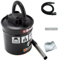 Aschesauger Comet CA 18 S mit Beh&auml;lter - Blasfunktion - Premium Serie
