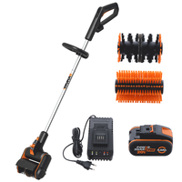 Worx WG441E - Akku-Oberfl&auml;chenb&uuml;rste - 20V - 4Ah - 2 B&uuml;rsten enthalten