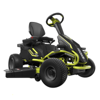 Akku-Rasentraktor Ryobi  RM480E - Mulchfunktion- Seitenauswurf - 4x12V Bleiakku