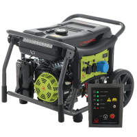 Pramac WX 6200 ES - Benzin-Stromerzeuger auf R&auml;dern 5.8 kW - Dauerleistung 5.3 kW - 230V + ATS