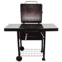 Char-Broil Charcoal 2600 - Holzkohlegrill aus Stahl - Grillrost 53,5x48 cm