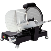RGV Vintage 250 Black - Aufschnittmaschine mit geh&auml;rtetem Messer 250mm - 140W