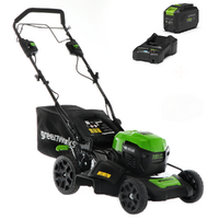 Akku-Rasenm&auml;her Greenworks GD48LM46SP 48V - 46 cm - Akku 4Ah, mit Radantrieb