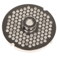 Lochscheibe f&uuml;r Fleischwolf N.8 - 6 mm L&ouml;cher -  61 mm Durchmesser der Lochscheibe