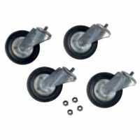 Set 4 Drehr&auml;der f&uuml;r Kompressoren f&uuml;r Traktor Airmec - Wortex