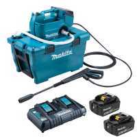 Akku-Hochdruckreiniger mit Wassertank Makita DHW080ZK - 2x 18V 5Ah