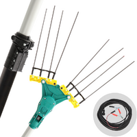 Zanon Falcon AL 200/F - Elektrischer Olivenrüttler 170/250 cm Autobatterie-Kabel im Lieferumfang - Teleskopschaft aus Aluminium