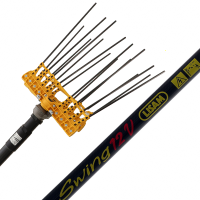 Elektrischer Akku-Olivenr&uuml;ttler Lisam Swing - mit 8 + 8 Zinken aus Kohlenstofffaser - fester Schaft