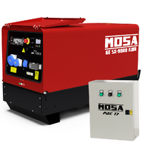MOSA GE SX-9000 KDM - Diesel-Stromerzeuger leise 8.3 kW - Dauerleistung 7.5 kW 230V + ATS - Kohler Motor KDW702