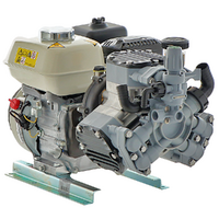 Benzin-Motorpumpe zum Spr&uuml;hen Comet MTP P40/20 SC 4T - Motor Honda GP 160 - f&uuml;r S&auml;uren und Chemikalien
