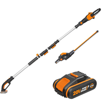 Worx WG908E - Akku-Multifunktionsastkettens&auml;ge und Hochentaster - Akku 20V 2Ah