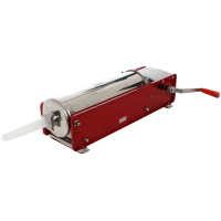 Tre Spade Mod. 10 Manuelle Tisch-Wurstf&uuml;llmaschine rot - Zwei Geschwindigkeiten - Kapazit&auml;t 10 kg