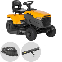 Stiga Tornado 398 M – Rasentraktor – Mechanisches Getriebe – Seitenauswurf und Mulchfunktion