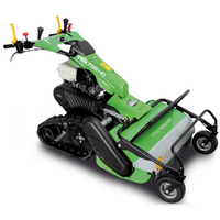 Professioneller Schlegelm&auml;her auf Raupenkette Lampacrescia MGM TTR786HD - Honda GX270